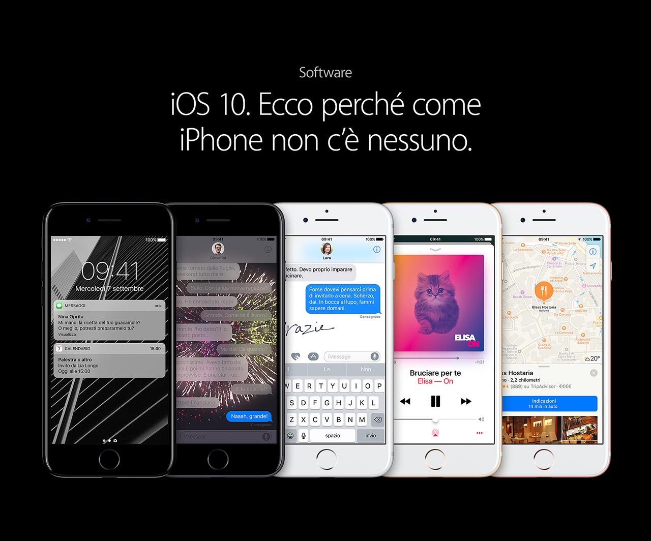 iPhone 7 con iOS 10