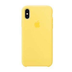Apple Custodia In Silicone Per Iphone Xs Canary Yellow