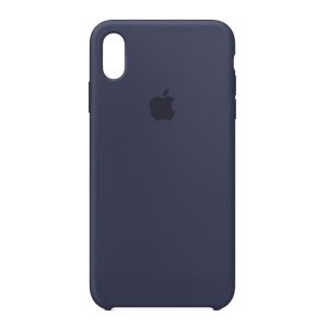 Apple Custodia In Silicone Per Iphone Xs Max Blu Notte