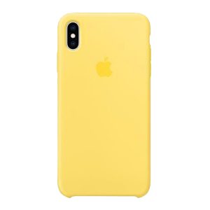 Apple Custodia In Silicone Per Iphone Xs Max Canary Yellow