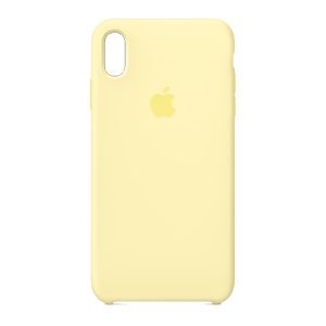 Apple Custodia In Silicone Per Iphone Xs Max Mellow Yellow