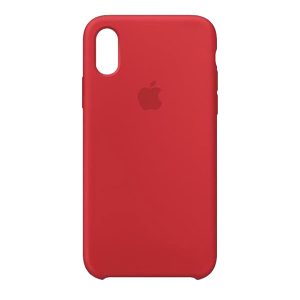 Apple Custodia In Silicone Per Iphone Xs Max Rosso