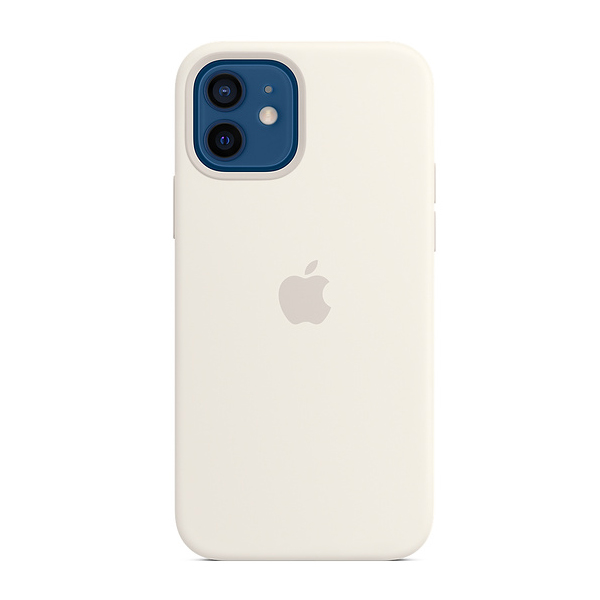 Custodia Apple Magsafe in Silicone per Iphone 12/12 Pro Bianco
