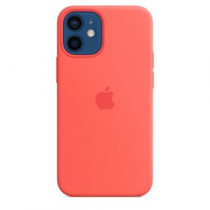 Apple Custodia Magsafe in Silicone per Iphone 12 Mini Rosarancio
