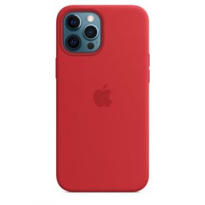 Apple Custodia Magsafe in Silicone per Iphone 12 Pro Max Product (RED)