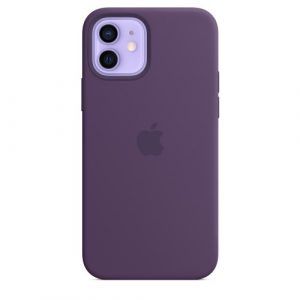 Apple Custodia Magsafe in Silicone per Iphone 12/12 Pro Ametista